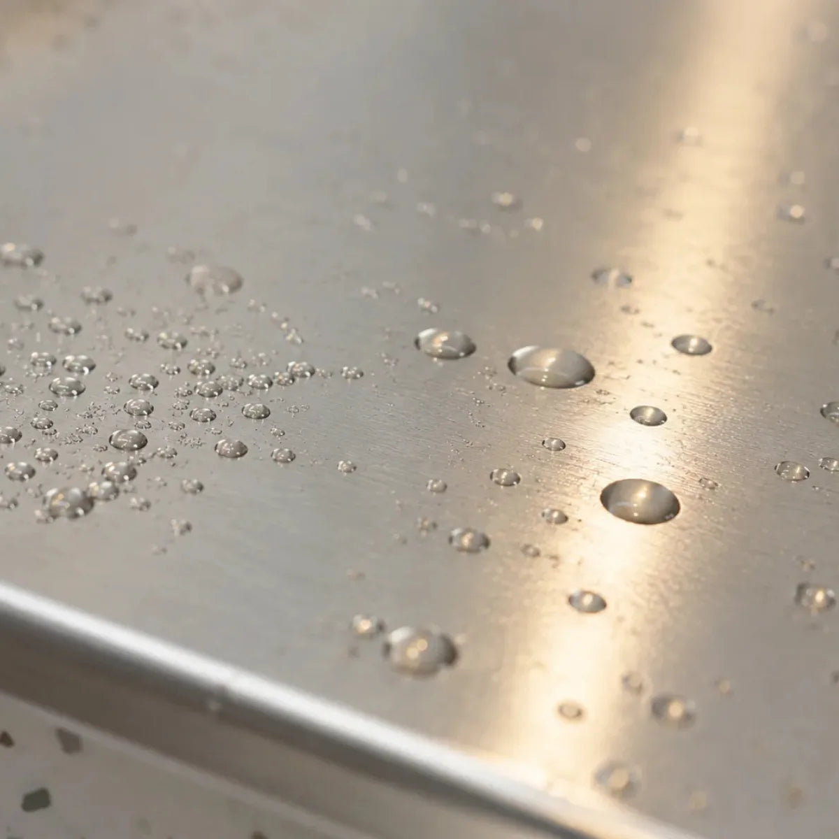 Surface hygiénique inox - résistante à l'eau